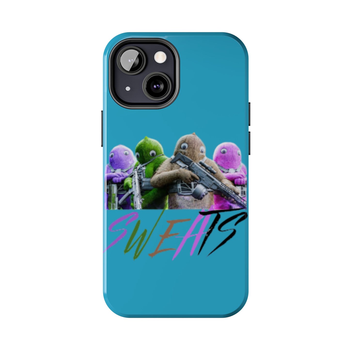 Cool Cartoon-Inspired Tough Phone Case - 'SWEATS'