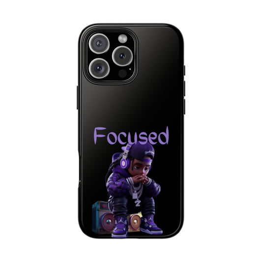 Phone case- Focused Tough Phone Case - Durable Protection