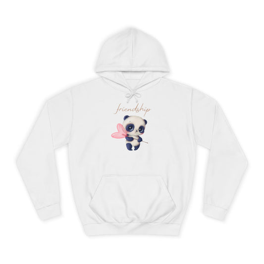 Soft Cloud Cute Sweater for Women – "Friendship Panda" Cozy Graphic Pullover