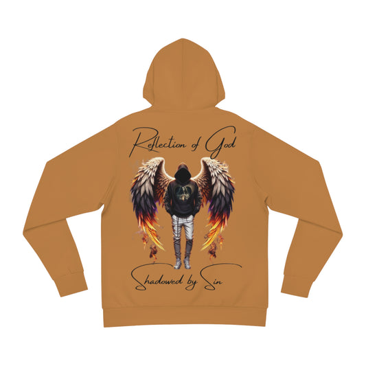 Caramel Dusk Hoodie for Men & Women – "Sacred Reflection" Spiritual Streetwear