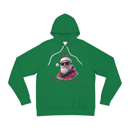 Evergreen Mischief Hoodie for Men – Santa’s Naughty List Warning Holiday Wear