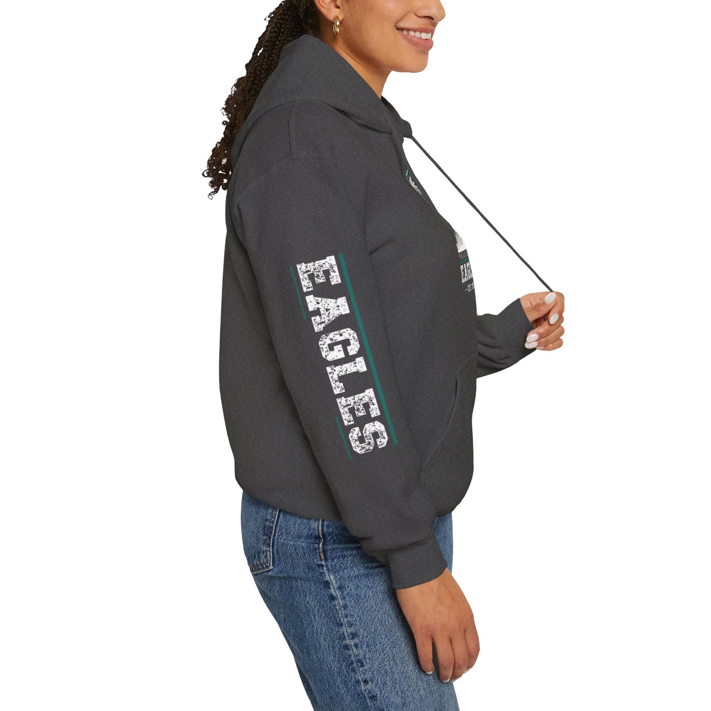 Philadelphia Eagles Hoodie – Est. 1933 | Black Pullover for Men & Women | Team Colors & Mascot Design