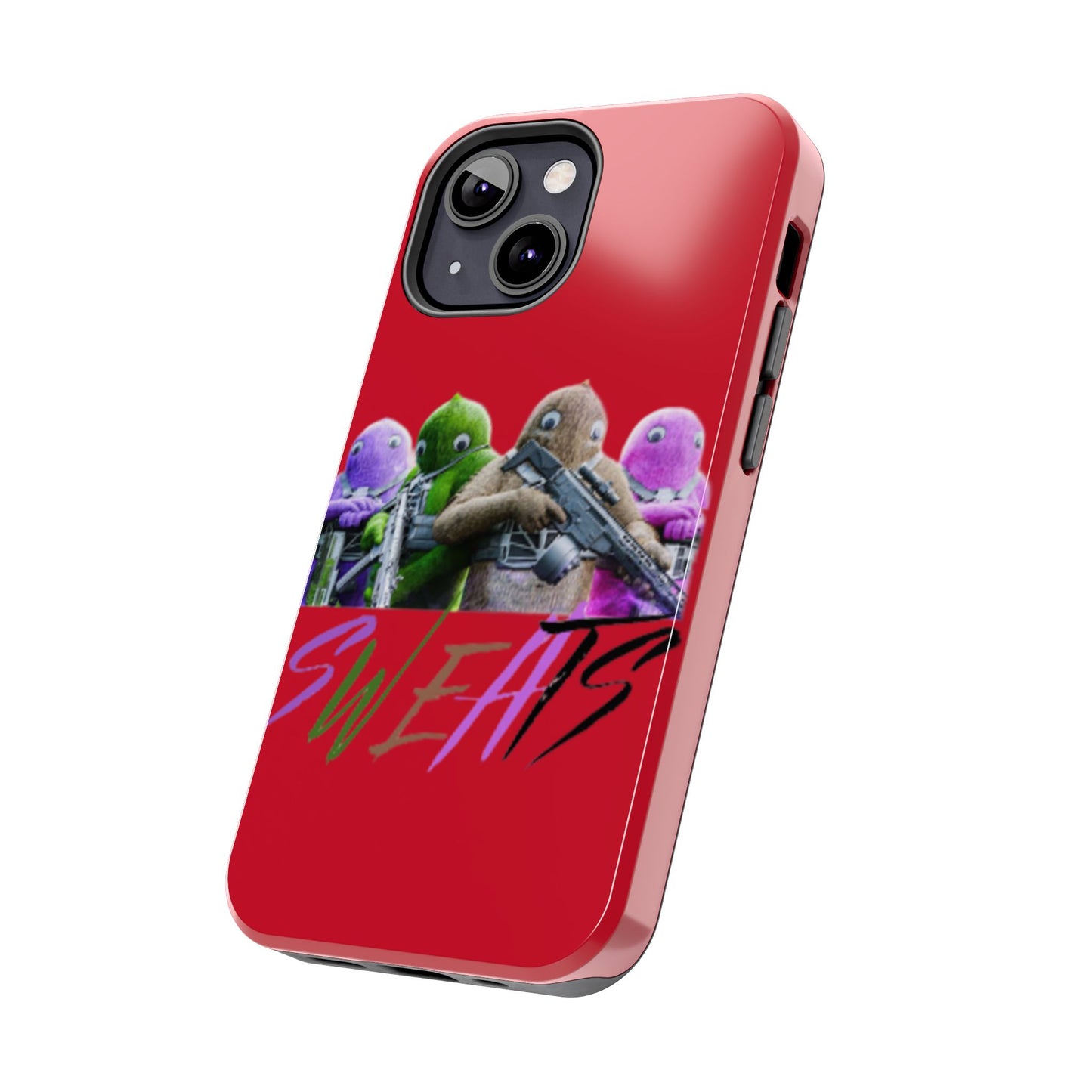 Cool Cartoon-Inspired Tough Phone Case - 'SWEATS'
