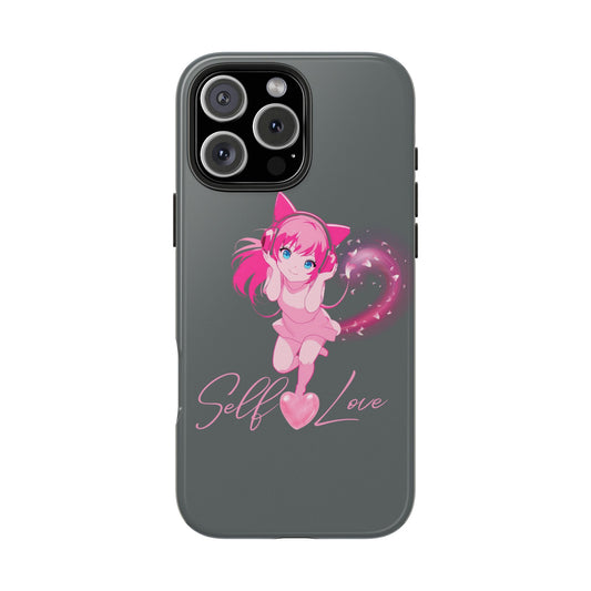 Self Love Tough Phone Case for Anime Lovers
