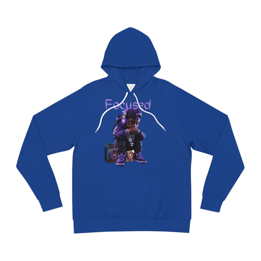 Blueberry Mist Hoodie for Men & Women – "Focused & Fearless" Inspirational Mindset Apparel