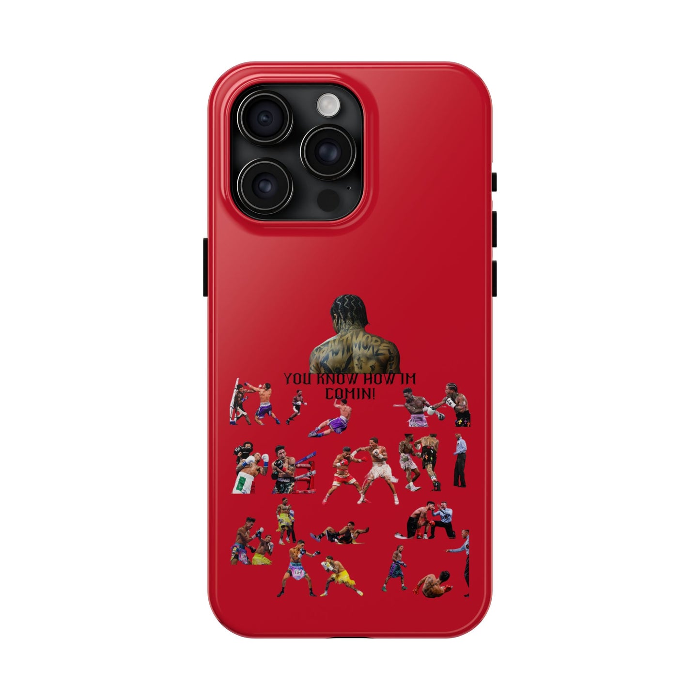 Phone case- You Know How I'm Comin' Tough Phone Case - Durable Protection