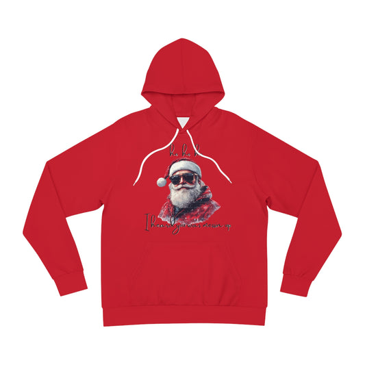 Ruby Blaze Red Hoodie for Men & Women – Santa’s Message Heard You Were Messing Up Holiday Wear
