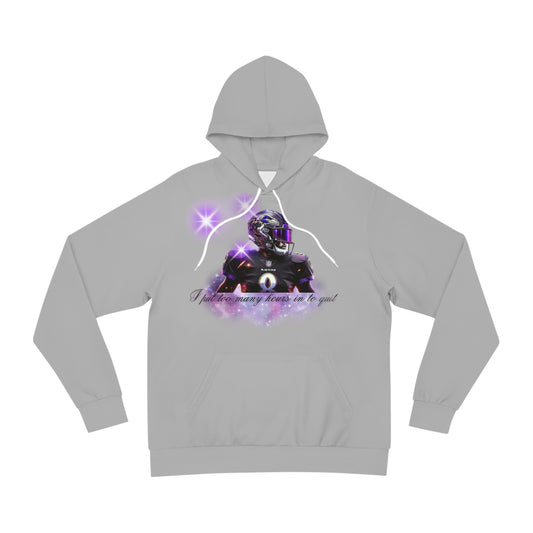 Faded Grey "Football Grind" Hoodie – Built for the Game Sweatshirt