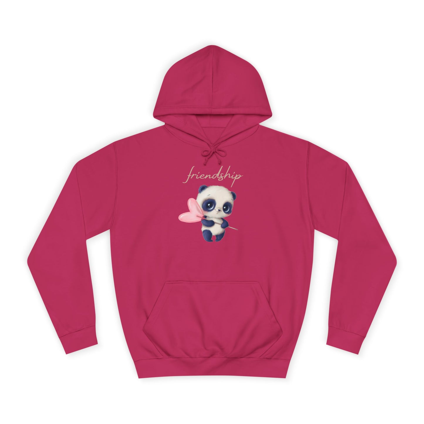 Soft Cloud Cute Sweater for Women – "Friendship Panda" Cozy Graphic Pullover