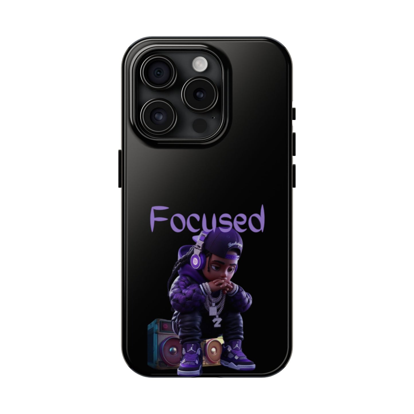 Phone case- Focused Tough Phone Case - Durable Protection
