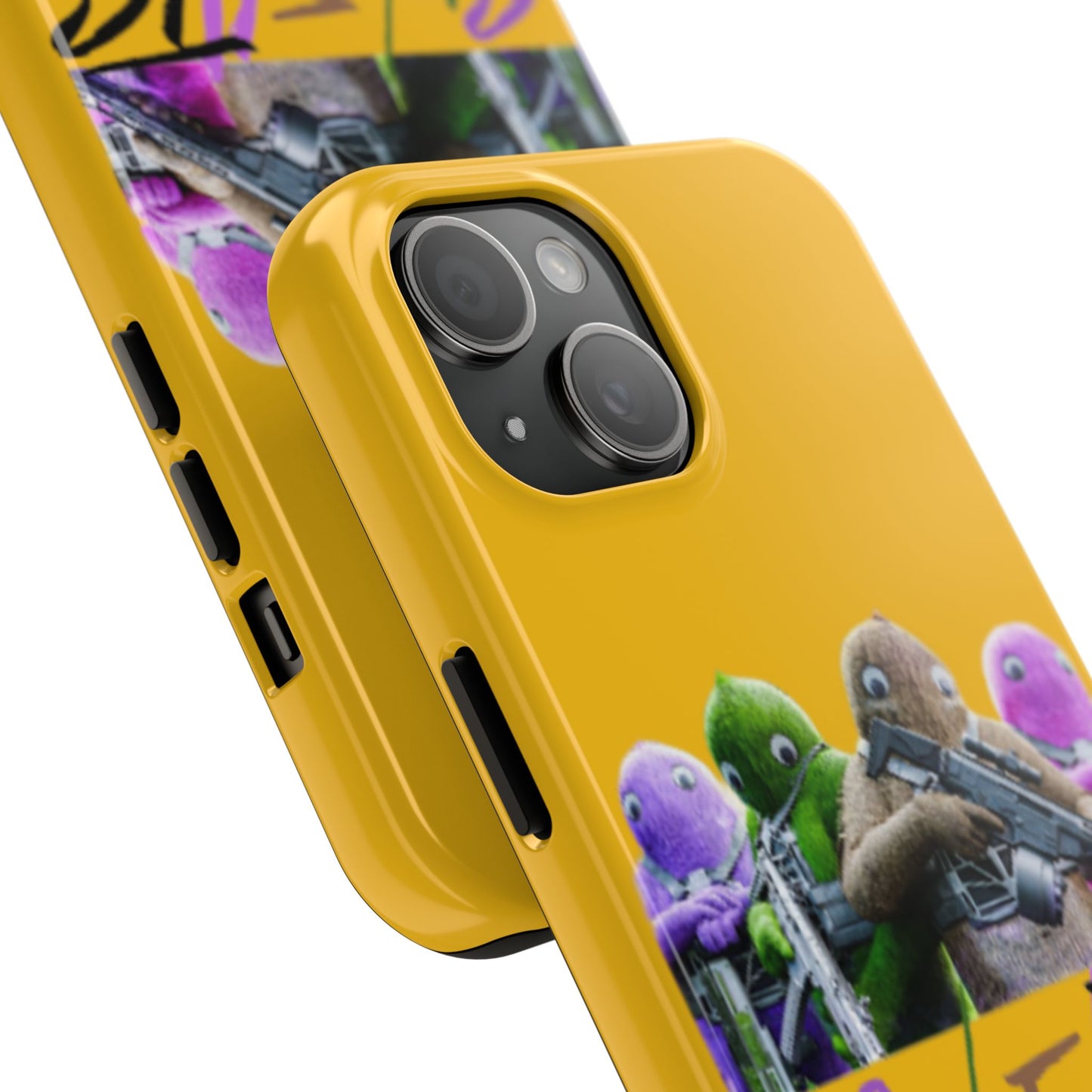 Cool Cartoon-Inspired Tough Phone Case - 'SWEATS'