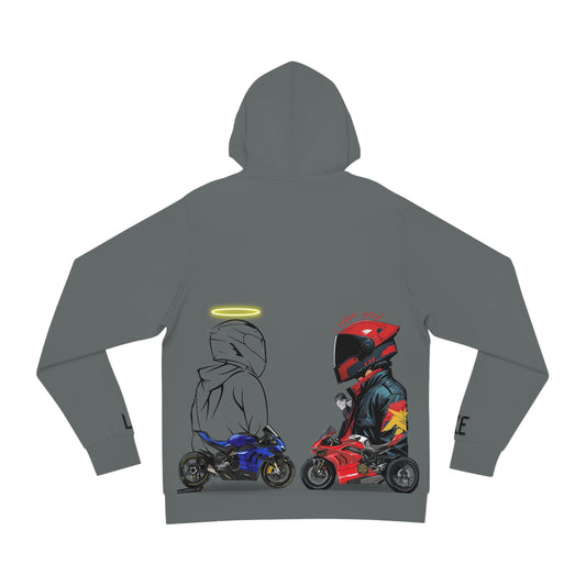 Stylish Grey Motorcycle Hoodie 🏍️⚡ | Ride Safe, Live Bold