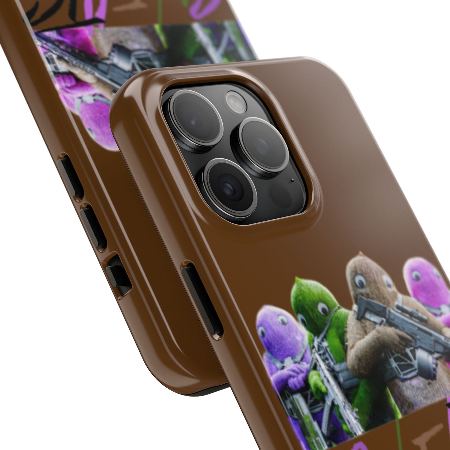 Cool Cartoon-Inspired Tough Phone Case - 'SWEATS'