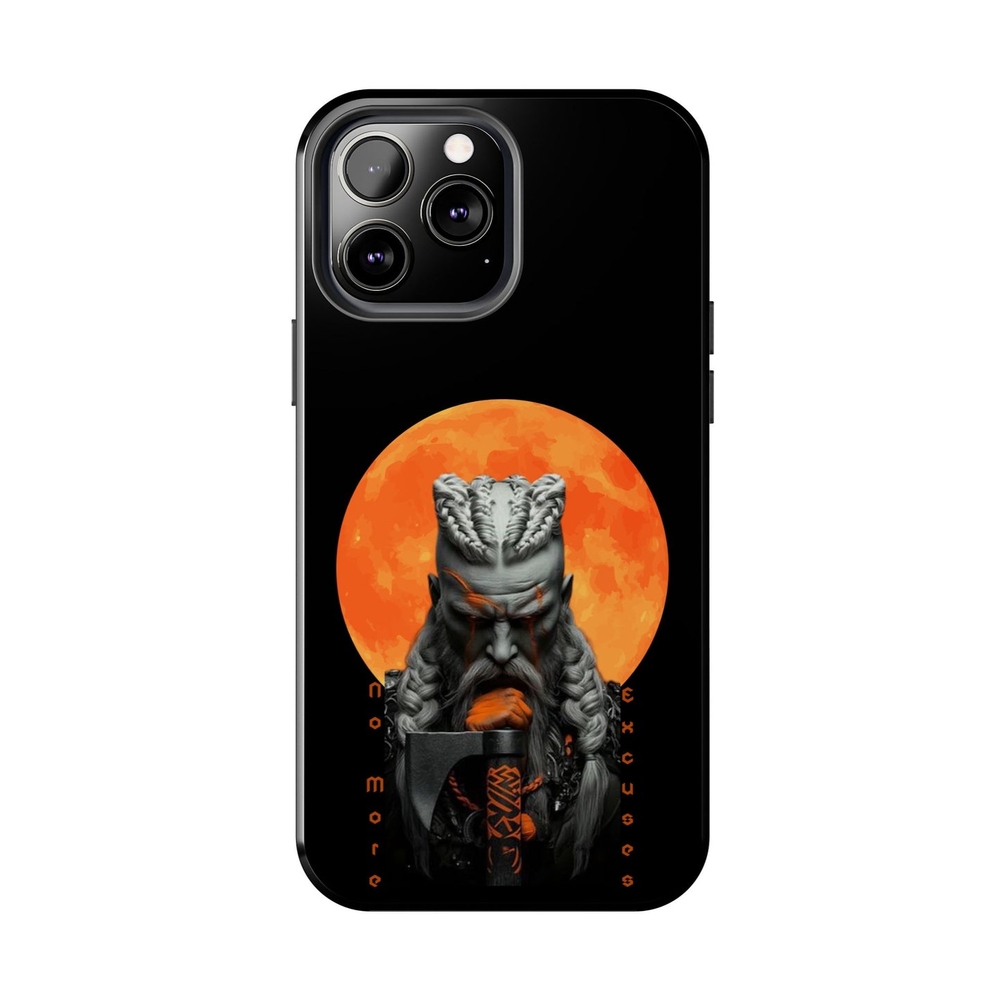💥 Warrior Spirit Tough Phone Case – No More Excuses Design for iPhone & Android – Empowerment & Protection