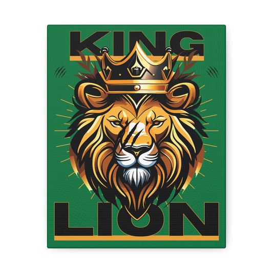 👑🦁 King Lion Canvas Art – Majestic & Powerful Wildlife Decor for Bold Spaces