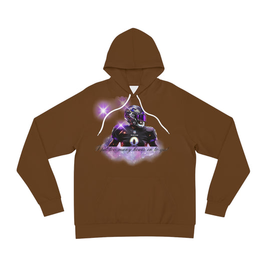 Mocha Brown "Built Through the Grind" NFL Hoodie – No Days Off Pullover